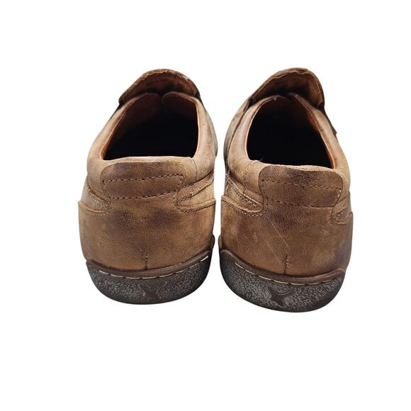 Pikolinos San Telmo Shoes Mens 8.5 Brown Leather Slip-On Loafers Comfort Moc Toe - Picture 6 of 8